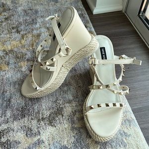 Nine West rock stud espadrilles